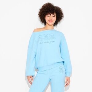 Zoe + Liv Light Blue Sweatshirt
